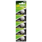 GP Batteries gombelem (cr2032, 3v, lítium) 5db/csomag (CR2032-7U5)