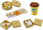 LEAN Toys 18137 Reggeliző készlet zöldségekkel és tányérokkal, 38 darab