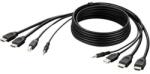 Belkin TAA Dual HDMI/USB/AUD KVM kábel HDMI M/M USB A/B F1DN2CCBL-HH6T (F1DN2CCBL-HH6T)