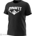 Dynafit GRAPHIC Cotton S/S trikó, black out/hardcore (M)