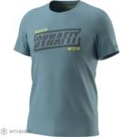 Dynafit GRAPHIC Cotton S/S trikó, smoke blue/tabloid (XL)
