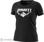 Dynafit GRAPHIC Cotton S/S női trikó, black out/hardcore (38)