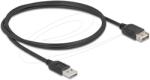 Delock 81512 USB kábel USB 2.0 1 M USB A Fekete (81512)