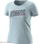 Dynafit GRAPHIC Cotton S/S női trikó, cloud blue/tabloid (36)