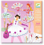 DJECO Kapcsos képkészítő - Balerinák - Djeco (DJ09649)