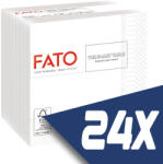 FATO Szalvéta 24x24cm fehér 2 rétegű 100 lap/csomag (24 csomag) (82220003-KARTON)