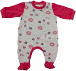 Asti Hosszú ujjú vékony pamut rugdalózó Virágos mintával