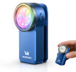 Wurkkos HD03 újratölthető zseblámpa, EDC csíptetős lámpa, 680 lumen fényerő, kék