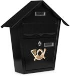 ModernHOME AIE-ATS27 postaláda horganyzott acél, fekete