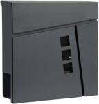ModernHOME HPB932-20-1 Postaláda újságtartóval, horganyzott acél, antracit