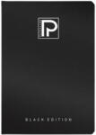 PAPERLAND Caiet A4 Paperland, 72 file, 70g/mp, dictando, coperta carton, Black edition (PP-24800043)