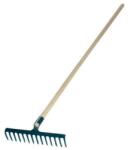 J.A.D. TOOLS Vas gereblye, 16 fog, nyéllel, 150 cm (5484)