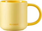 BUYDEEM Ceasca de ceai din ceramica pentru cafea cu bucla si baza extra lata 300 ml (cd1018-my) - cel Pahar