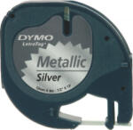 DYMO Banda Dymo Letratag DY91208 12mm argintiu metalizat (s0721730)