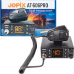 Jopix Statie radio CB JOPIX AT-606PRO ASQ AM/FM 4W 12V-24V PA VOX Noise Blanker (pni-at606) Statii radio