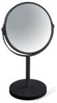 spirella cosmetic magnifying mirror Sydney, black steel, with stand sminktükör
