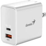 Genius Зарядно за лаптоп PD-65AC, USB Type-C, USB Type-A, 65 W, бяло (2108040008)