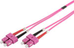 ASSMANN Cablu de retea Digitus Fibra optica Lungime 1 m Violet (dk-2522-01-4)