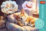Trefl Trefl, Corgi, puzzle, 60 piese Puzzle