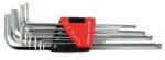 FORCE Комплект Г-образни екстра дълги шестограми Force 5102XLB - 10 бр. , 1, 27-10 мм (JN15865)