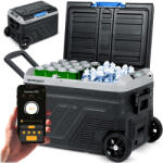 Berdsen Autós hűtőtáska, Berdsen Icemax 402, fekete, 40 l, kompresszoros, egyzónás, -22°C - +24°C, alkalmazásvezérelt, ECO/MAX üzemmód, 12/24 V és 100-240 V, kerekes, 40 dB (TE340200)