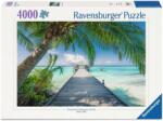 Ravensburger Puzzle Ravensburger din 4000 piese - Plajă de vis în Maldive (12001737) Puzzle