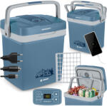 Berdsen Autós hűtőtáska, Berdsen Icemax, kék, 26 l, ventilátoros, egyzónás, akár 18°C hűtés, ECO/normál üzemmód, 12 V DC / 230 V AC, 39 dB (TE3830)