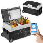 Berdsen Autós hűtőtáska, Berdsen Icemax 400, fekete, 32 l, kompresszoros, kétzónás, -20°C - +20°C, alkalmazásvezérelt, ECO/MAX üzemmód, 12/24 V és 100-240 V, kerekes, 45 dB (TE340000)