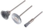 wolfcraft Комплект телени четка за бормашина от стоманена тел Wolfcraft 2747000 - 5/15/20 mm, 2.35 mm, 3 бр (2747000)