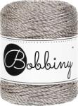 Bobbiny 3PLY Macramé Rope 3 mm 50 m Metallic Platinum Șnur (<![CDATA[TS-E079]]>)