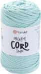 Yarn Art Macrame Cord 3 mm 85 m 775 Light Blue Șnur (Macrame Cord 3 mm 775)