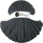 Bobbiny Jumbo 8 mm 100 m Charcoal Șnur (BF-E004)
