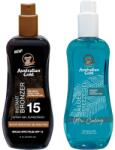 Australian Gold Bronzosító Spray Gél SPF 15 + Aloe Freeze Gél Szett (2×237 ml) (070320241559)