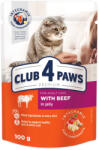 CLUB 4 PAWS Beef in Jelly - Teljes értékű, szaftos eledel felnőtt macskáknak 85g