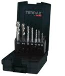 Terrax Menetfúró készlet gépi M3-12 HSS csavart hornyú - Terrax (A245058TX)
