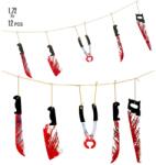 Retoys Halloween girland- véres eszközök 1, 7m Ajánlott 12-99 éves korig unisex (12984)