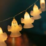 Family LED szolár fényfüzér, szellem, 10 LED, 1, 1 méter, melegfehér, 58222B