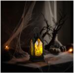 Family Halloween-i világító dekoráció, tök, sárga LED, 17, 5 x 6, 3 x 6, 3 cm, 3 x LR44, 56600B