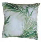  Dekoratív párna, Family Meble, 100% poliészter párnahuzat, Habszivacs töltet, Dekoratív, Kivehető párnahuzat, Méretek 45 x 45 cm, Bézs/zöld (PODUSZKAM117_12370636256)