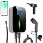 Besen Wallbox 22kW elektromos autó töltőállomás, 6m-es kábel, APP + elektromos portalanító