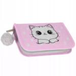 Starpak Plüss Cicás Kihajtható Tolltartó Felszerelt - Starpak (STK PIO788) (STK PIO788)