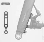 Enlee flat mount tárcsafék adapter, első, FM140-FM160, alu, fekete