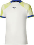 Mizuno Stargazer Shadow Short Sleeve Tee White Yellow Férfipóló M