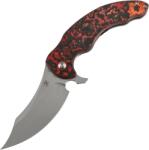 Kansept Gilgamesh Stonewashed CPM S35VN Carbon Fiber, Beadblasted Titanium K1128A2
