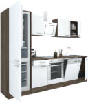 Elleci Yorki 280 konyhabútor alsó sütős, alulfagyasztós hűtős kivitelben (L280YFH-SUT-AF)