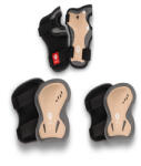 Qplay Gyermek Védőfelszerelés Szett Khaki S Méret - Könyök Térd és Csukló Védő 3-5 Éveseknek