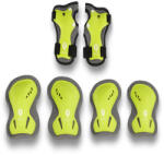 Qplay Gyermek Védőfelszerelés Szett Green S Méret - Könyök Térd és Csukló Védő 3-5 Éveseknek