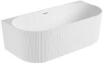 Wellis Calabria Slim Linear 170x80 cm falhoz tolható szabadon álló akril kád, fehér WK00224 (WK00224)