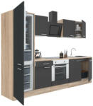 Elleci Yorki 270 konyhabútor alsó sütős, alulfagyasztós hűtős kivitelben (L270STAN-SUT-AF)