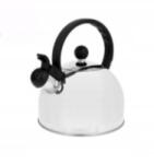 Brunbeste rozsdamentes acél vízforraló síppal 2L ezüst (BB-1433) (BB-1433)